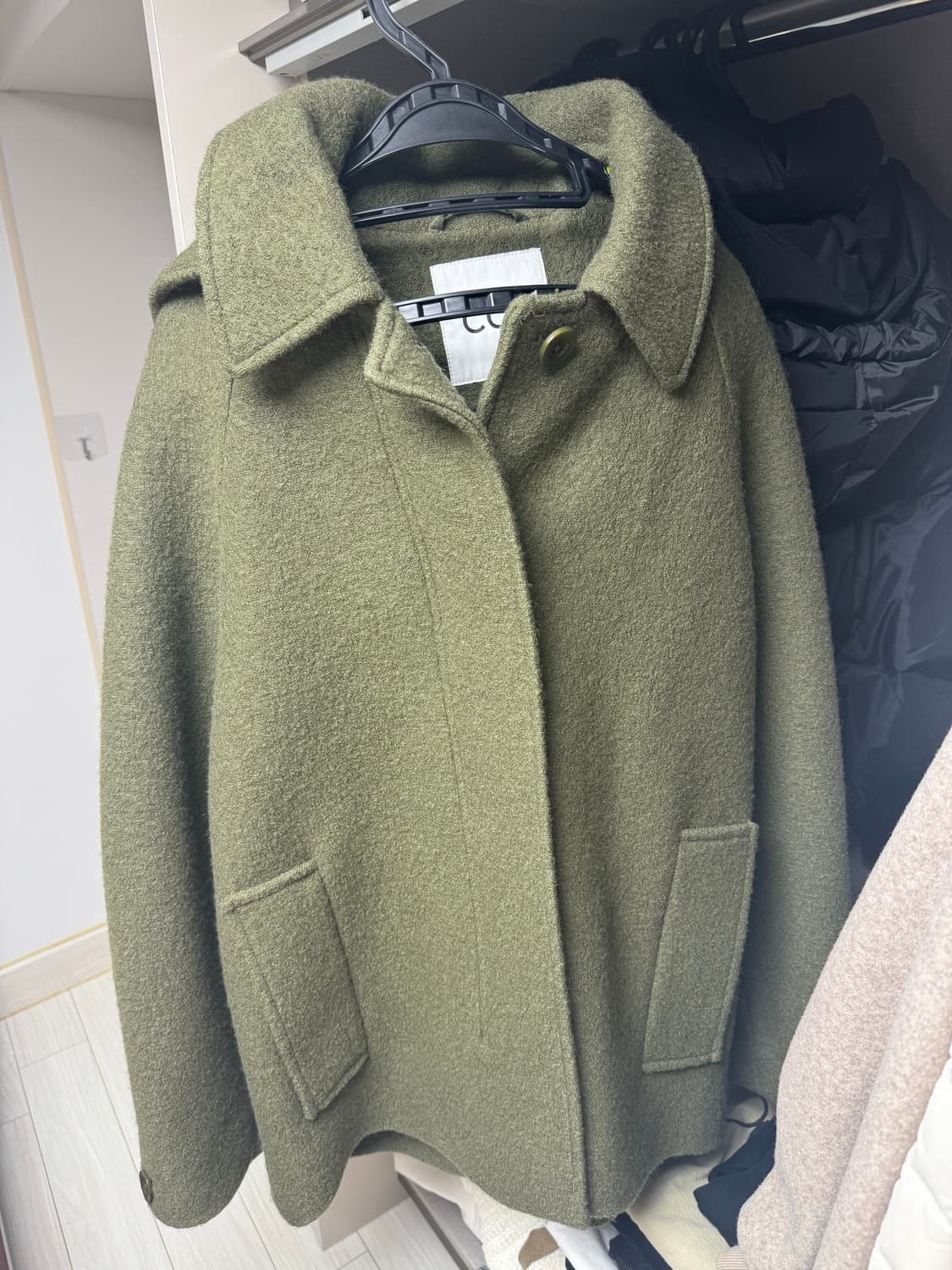 COS 후드보일드 울코트 상품이미지4