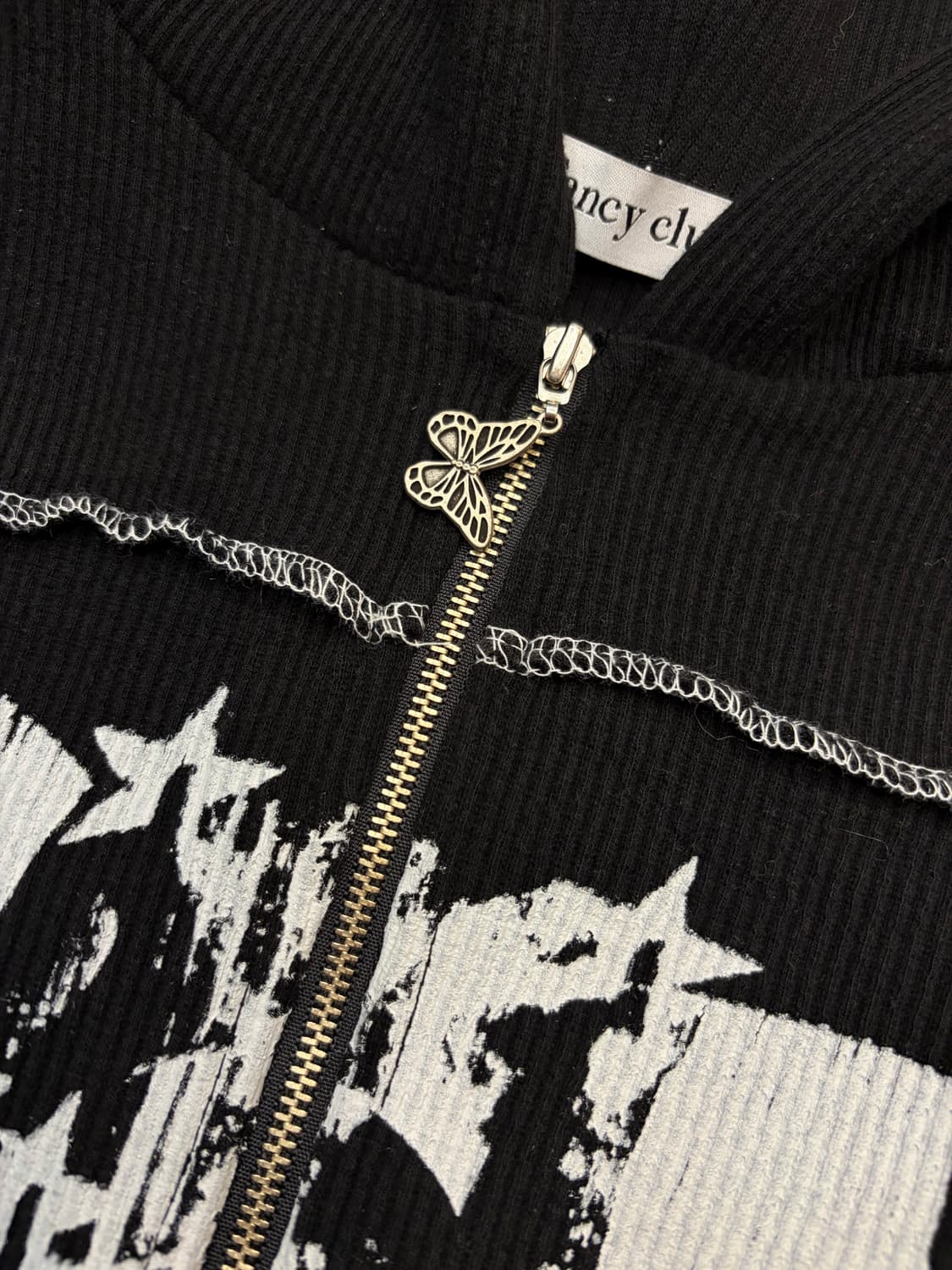 팬시클럽 x 파워퍼프걸 한정판 크롭 후드집업 상품이미지5