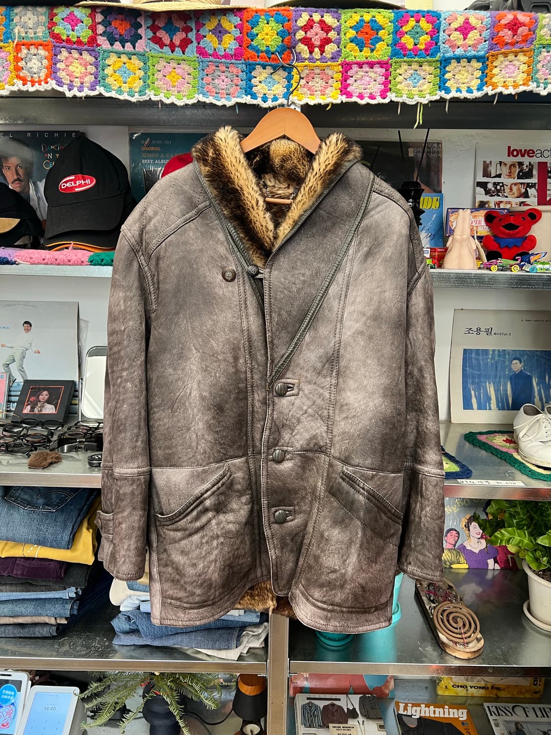 Vintage Malbrun Real Shearling Coat 상품이미지2