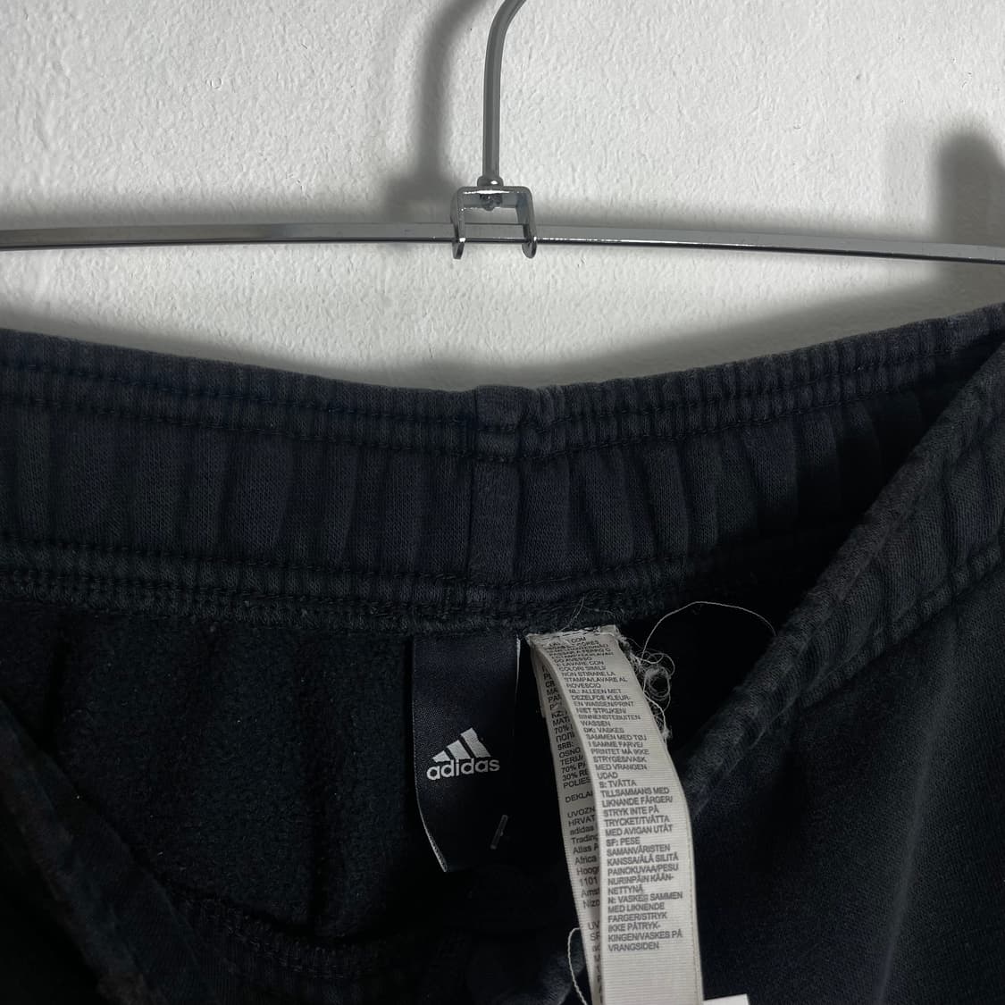 아디다스 블랙 스웻 트레이닝 팬츠o 2635 상품이미지4