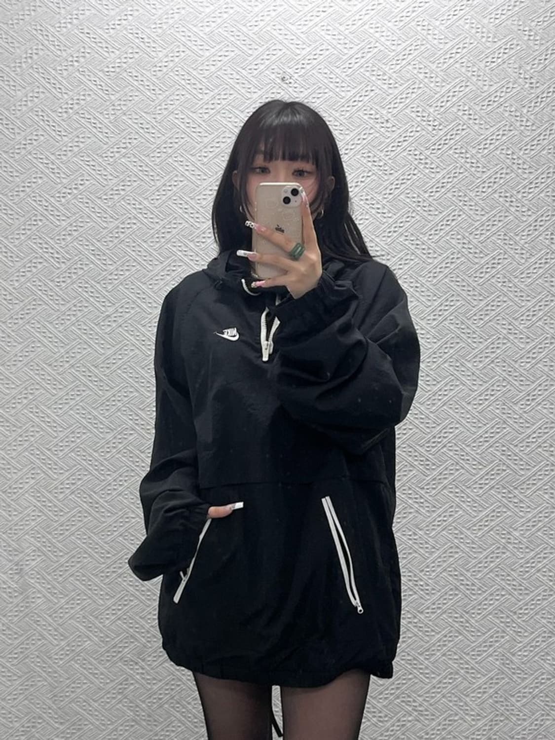 나이키 빈티지 언라인드 파라슈트 바람막이 아노락 XL C11148 상품이미지1