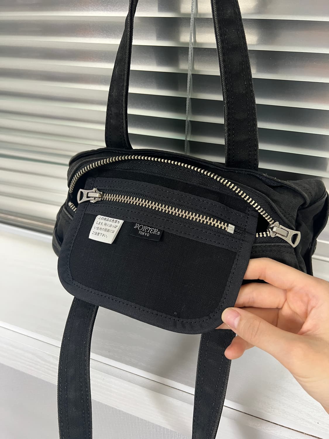 PORTER-SUNNY MINI BOSTON BAG (Black) 상품이미지6