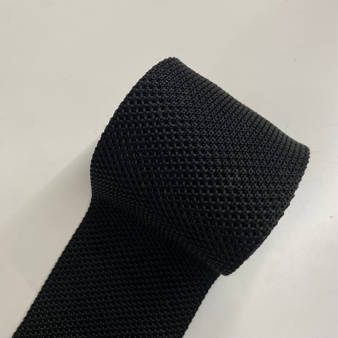 니트 블랙 넥타이 7.6cm 상품이미지5