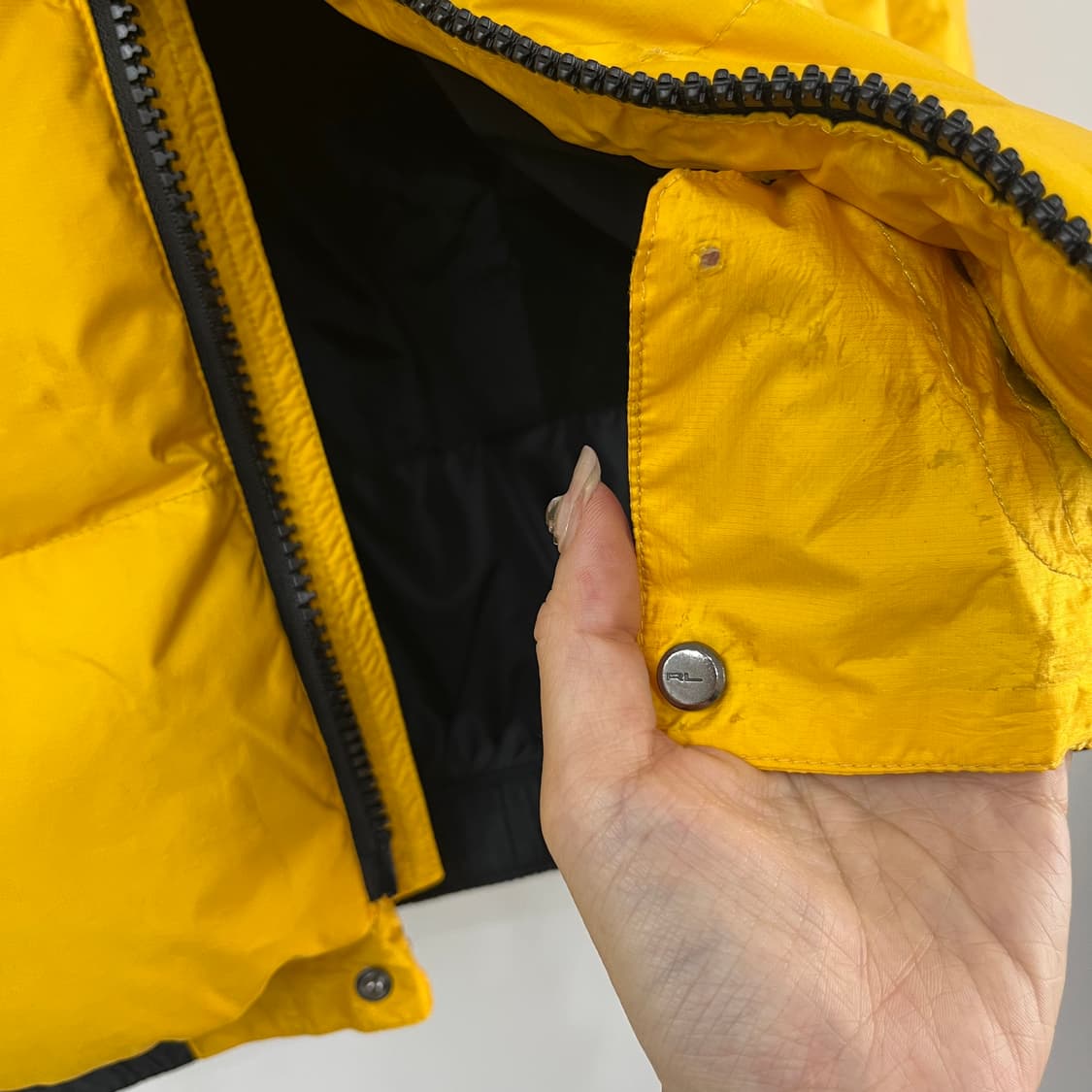 폴로 랄프로렌 빅포니 독일 옐로우 패딩 상품이미지7