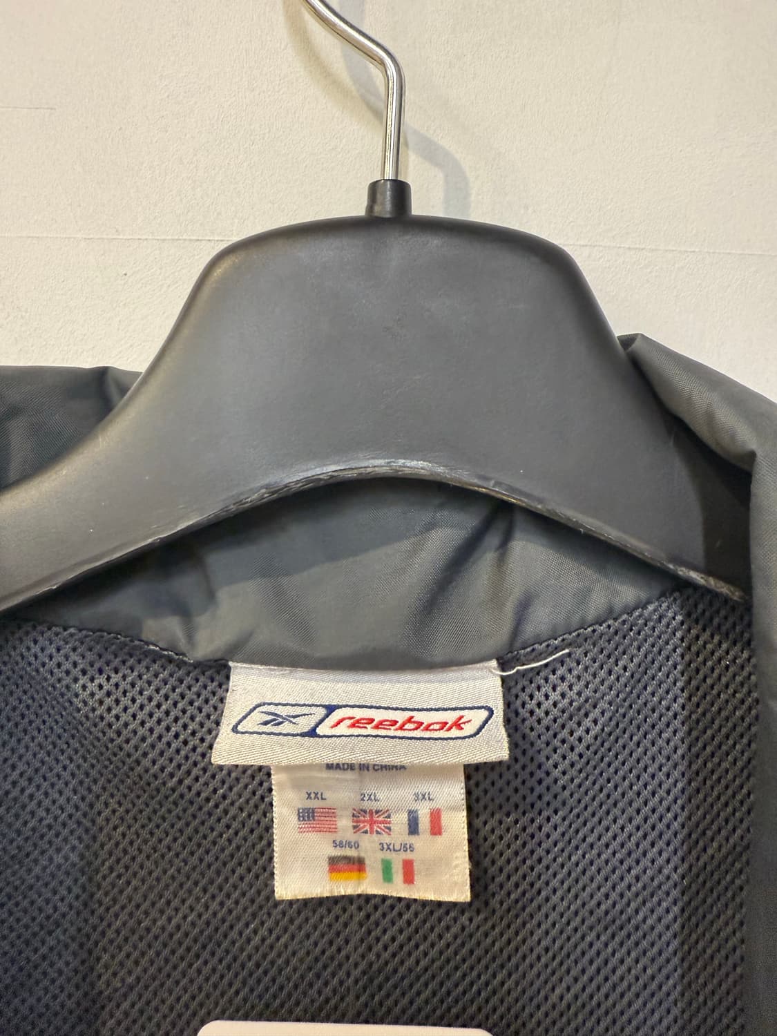 리복 블랙 바람막이 상품이미지3