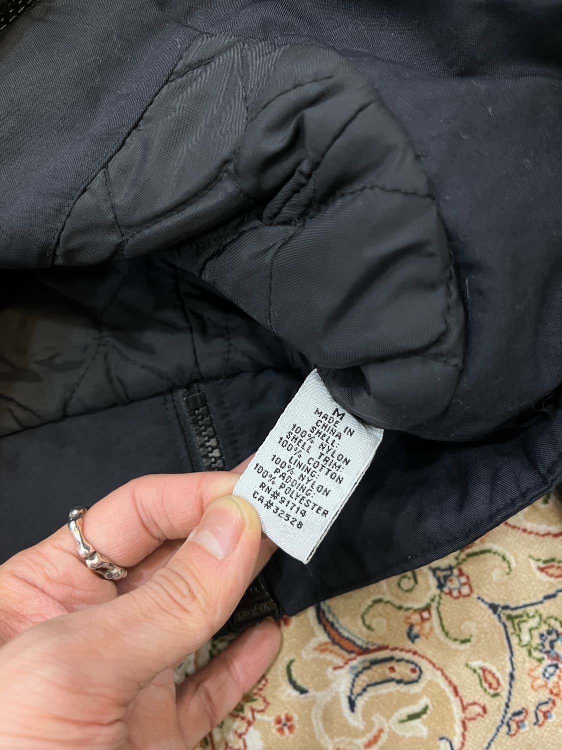 아르마니 익스체인지 지퍼 디테일 바이커 자켓 상품이미지8