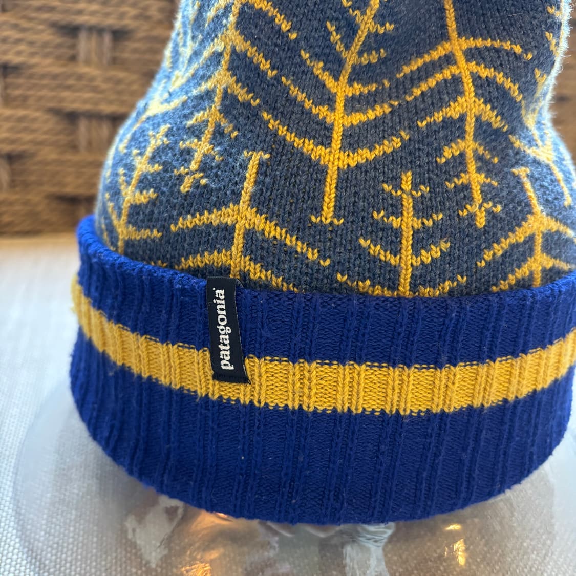 PATAGONIA HAT 니트 폼폼 비니 Free size 상품이미지4