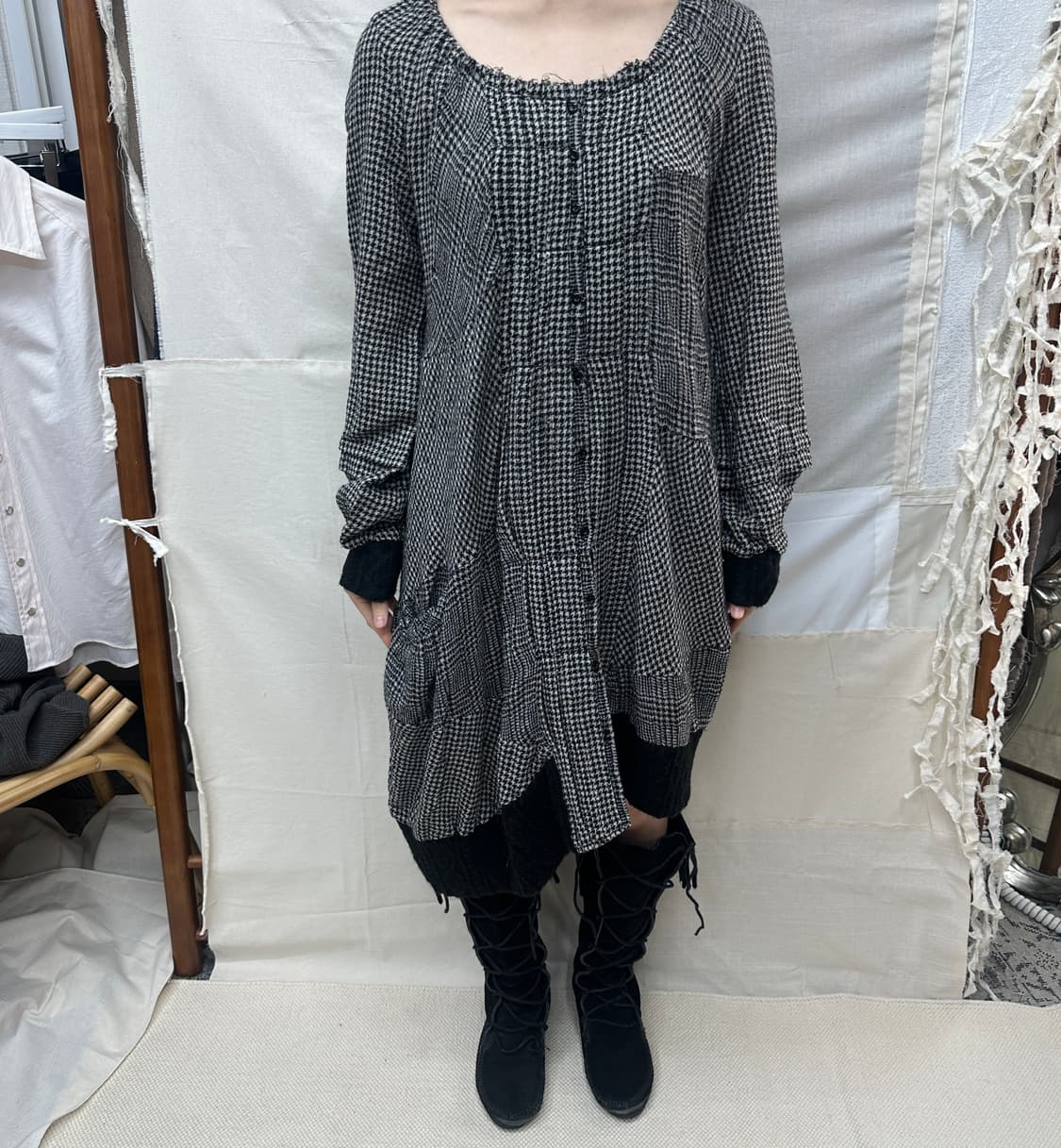 wool check shirt ops 상품이미지2