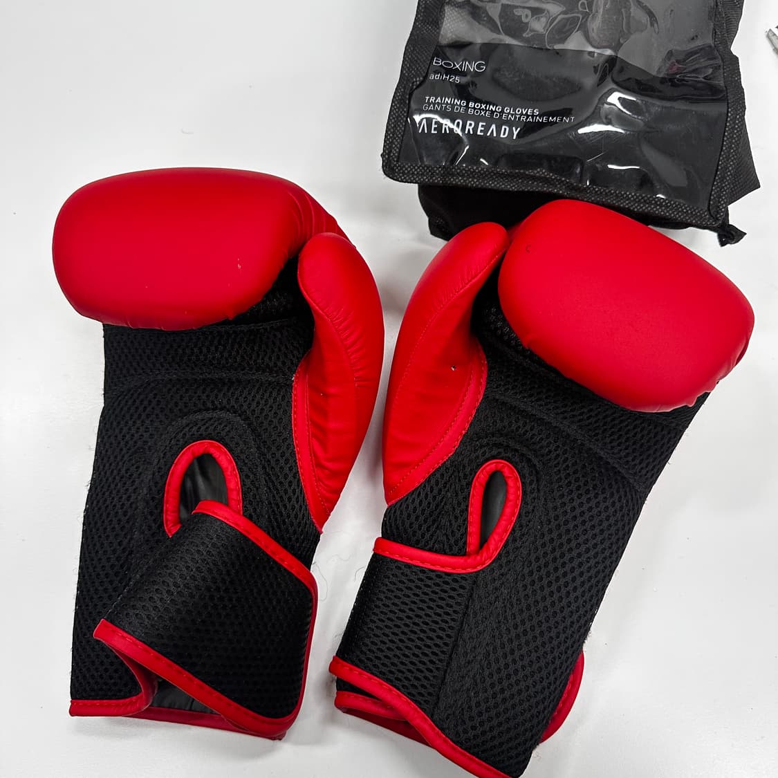 아디다스 하이브리드25 복싱 글러브 레드 M(12) 상품이미지4