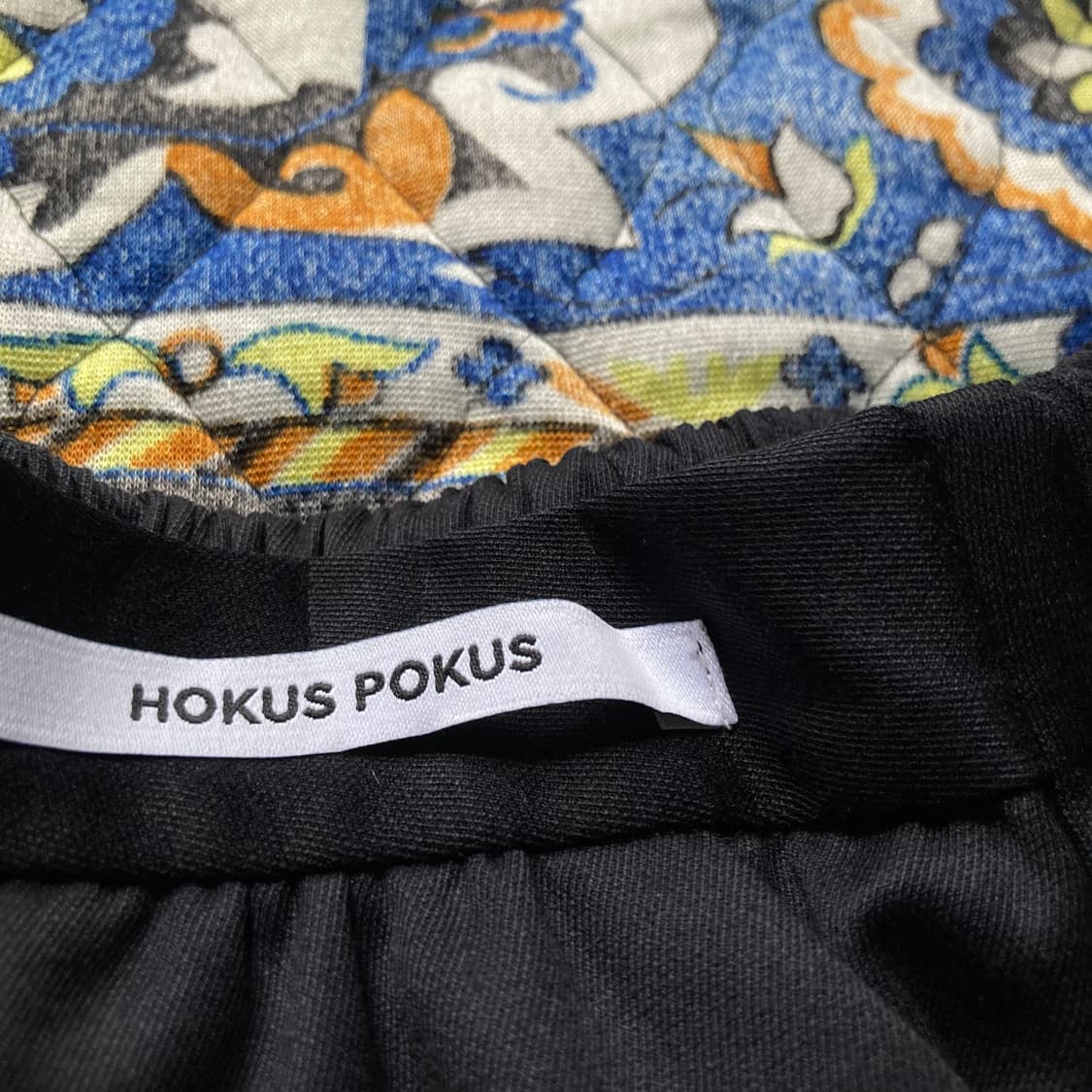 호쿠스포쿠스 젠틀 프릴 러플 디테일 밴딩 스커트 치마 다크네이비 상품이미지10