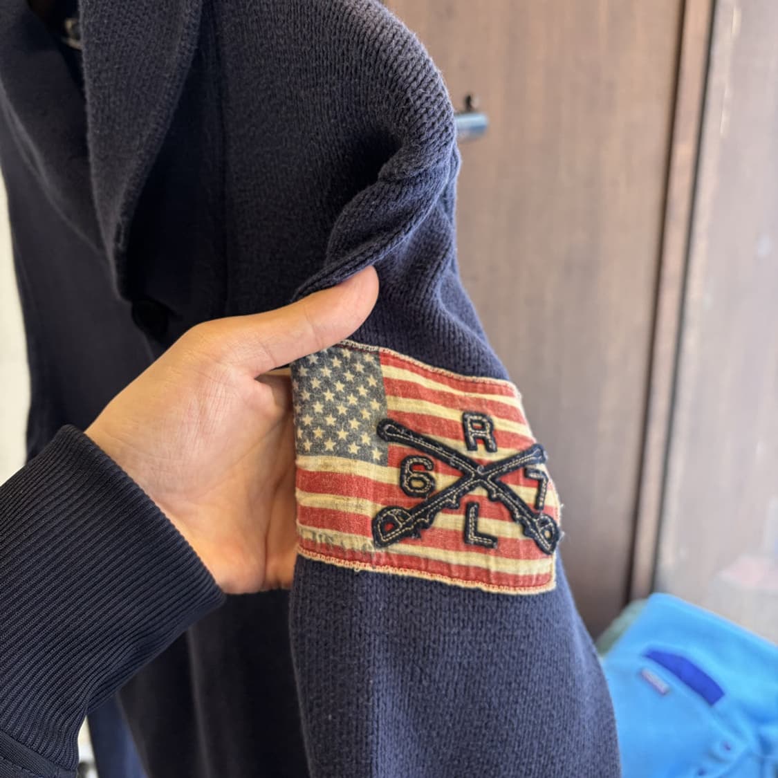 16117 - 폴로 랄프로렌 성조기 하프 니트 상품이미지3