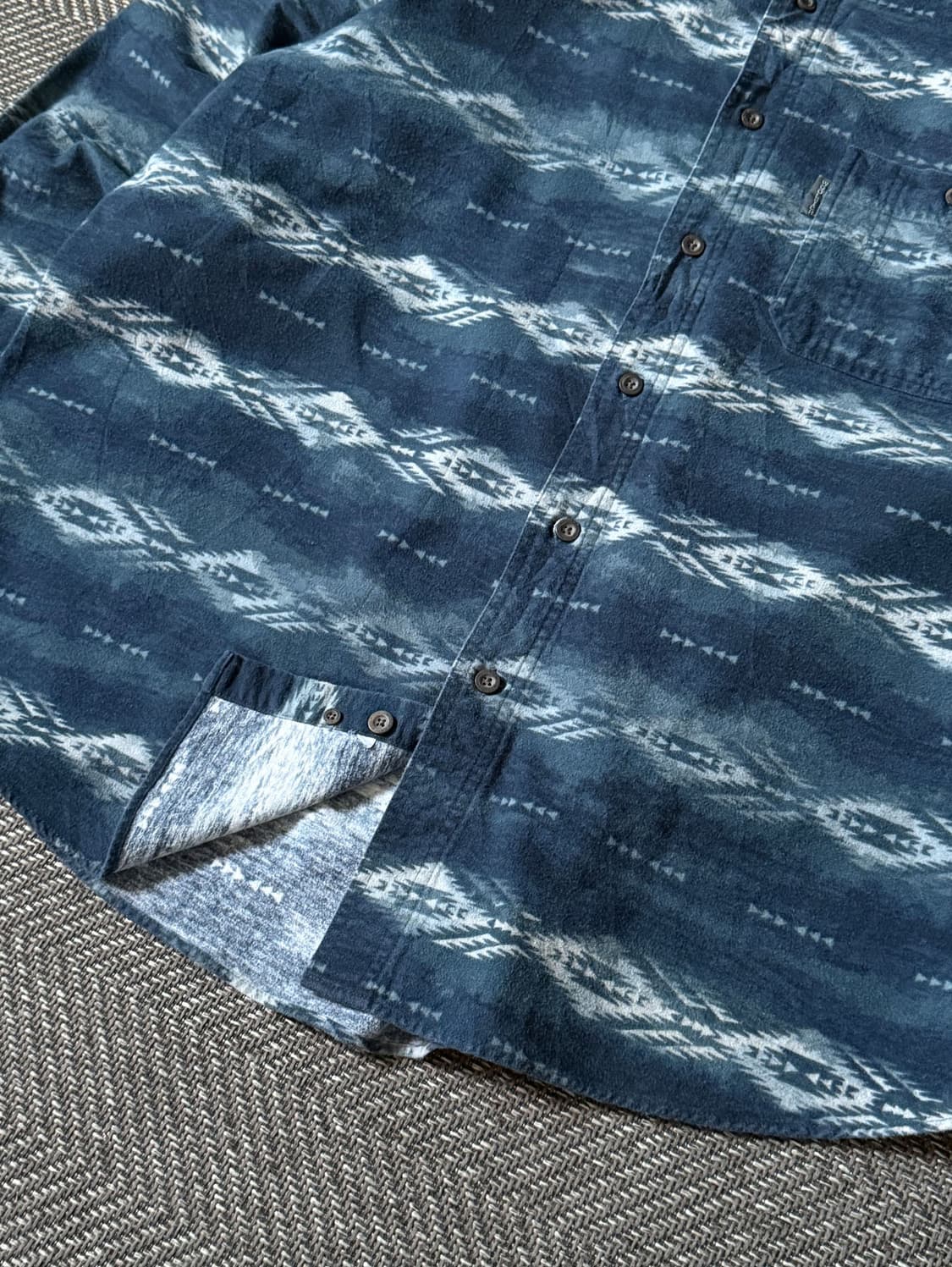 울리치 네이티브 패턴 버튼다운 빈티지 셔츠 (110) 상품이미지4