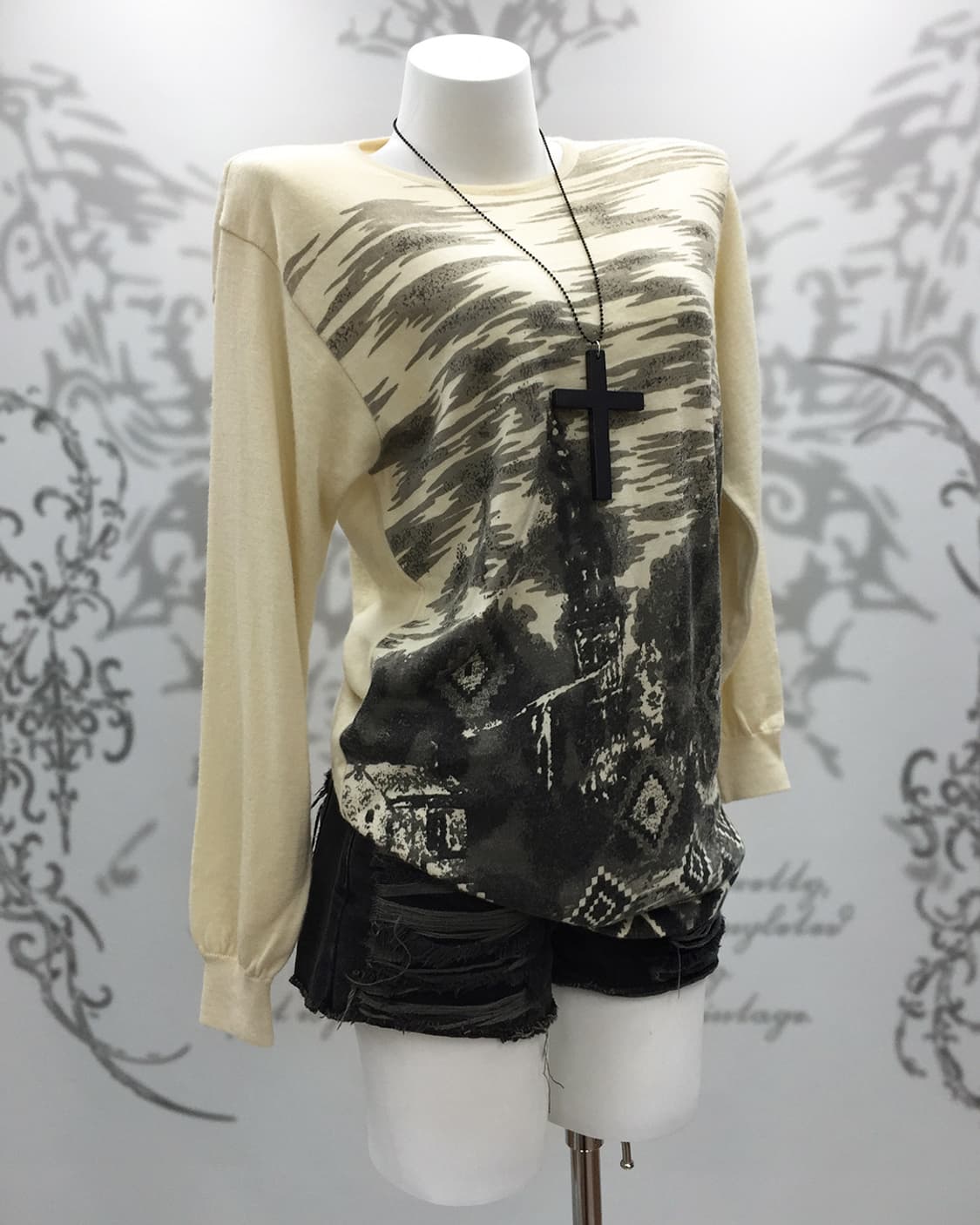 Ethnic pattern knit 상품이미지2