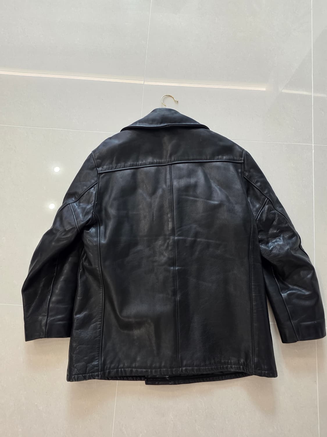 쇼트 레더 피코트 740N 상품이미지2