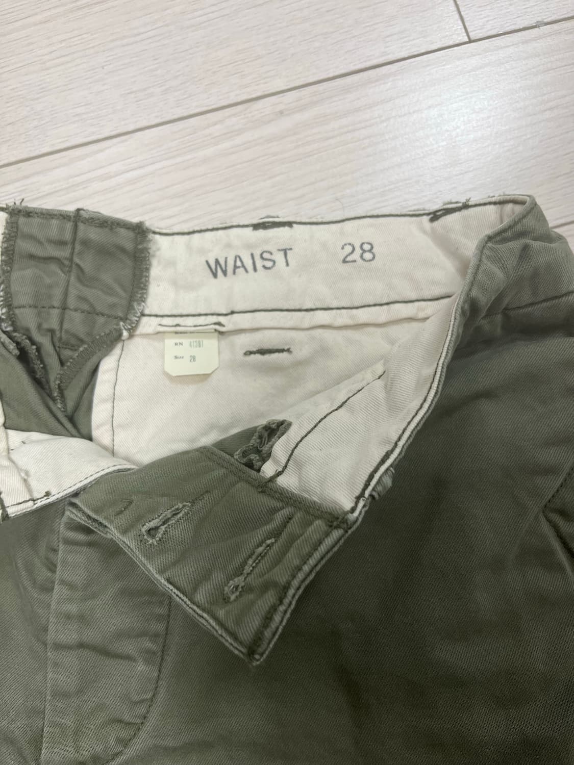 Rrl 오피서 치노 반바지 28사이즈 상품이미지3