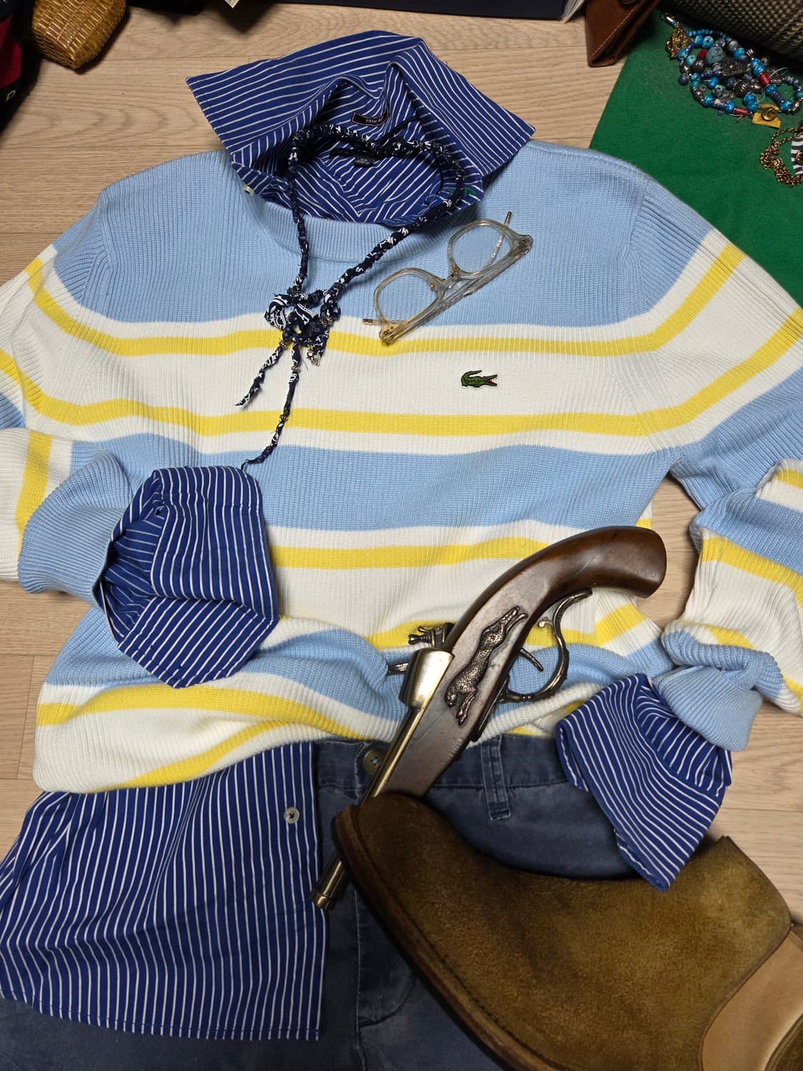 (새상품)LACOSTE 스웨터 니트 상품이미지1