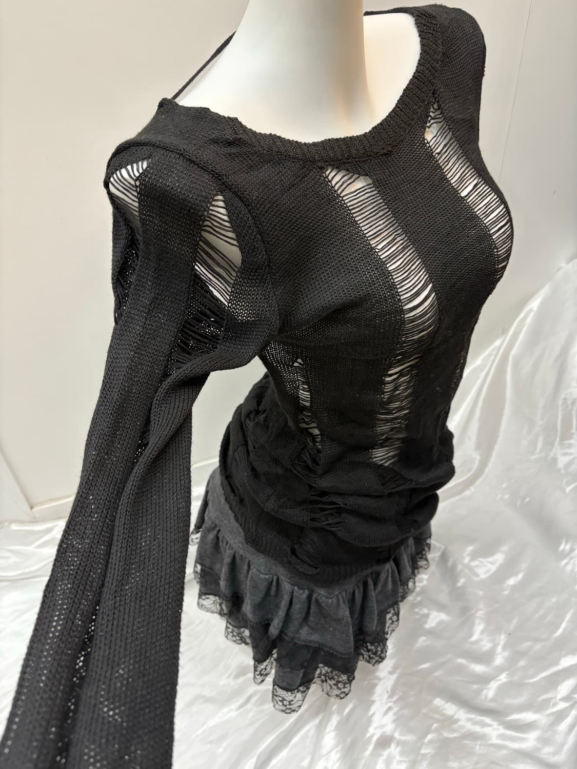 데미지 니트 상품이미지2