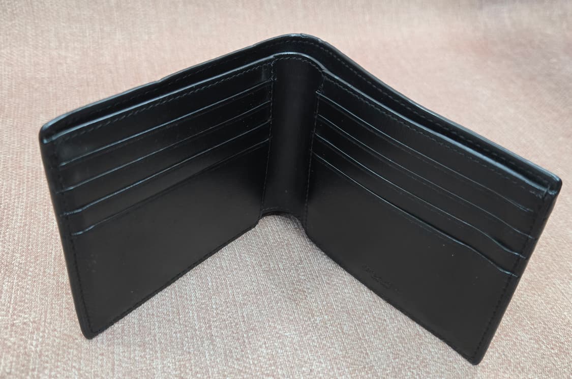 코치  정품  남성 반지갑 블랙레더 상품이미지6