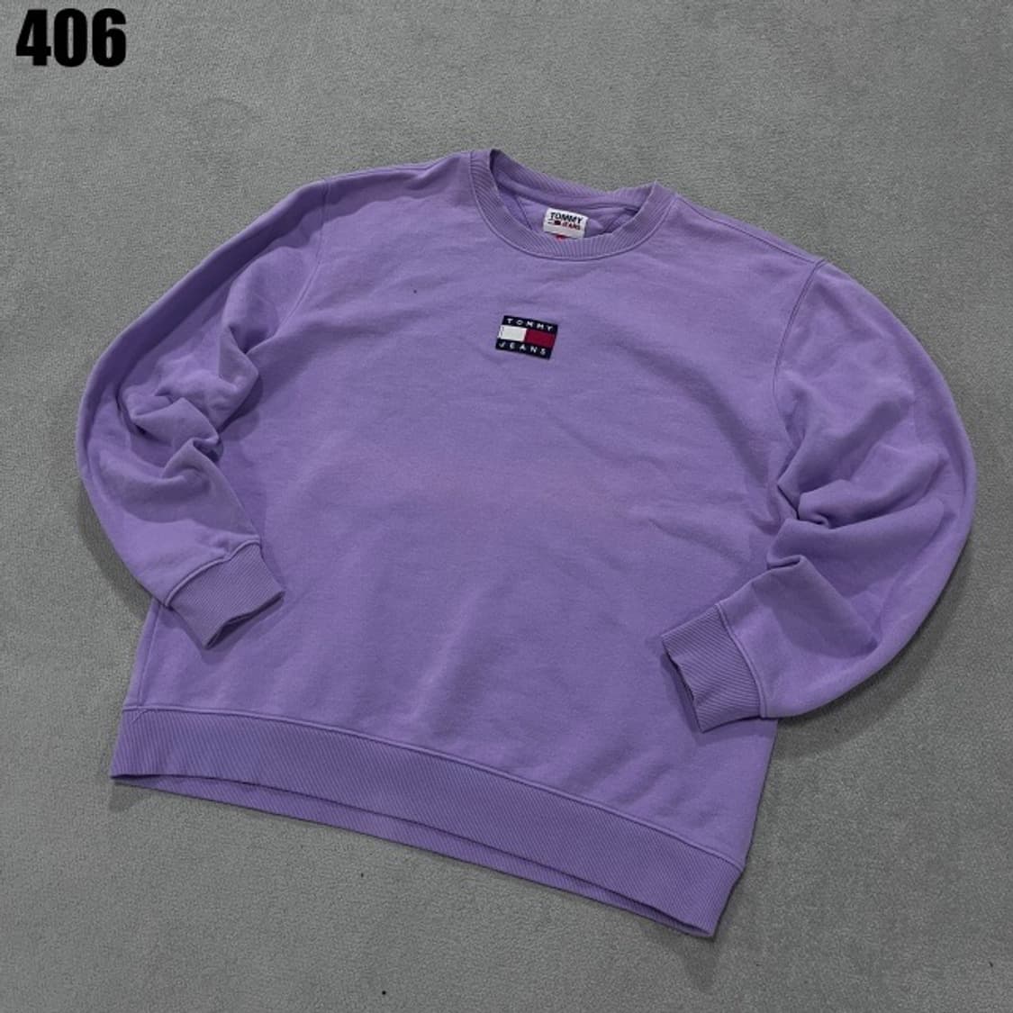 타미 진스 퍼플 맨투맨  상품이미지1