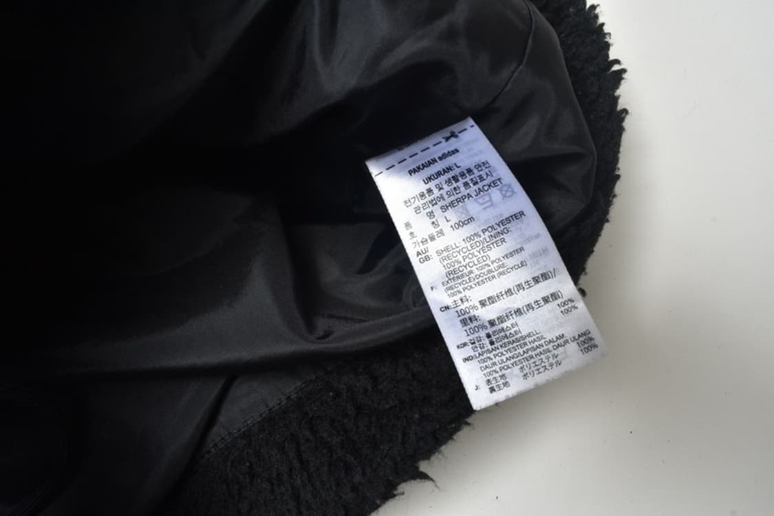 아디다스 양털 후리스 플리스 자켓 L 상품이미지4