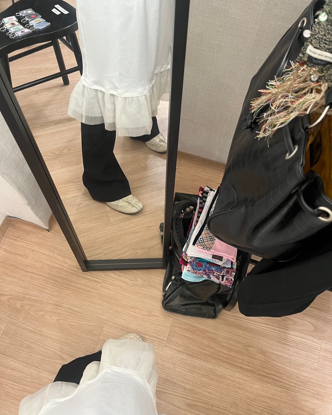 꼼데가르송 트리콧 윙팁 패치 슈즈 상품이미지7