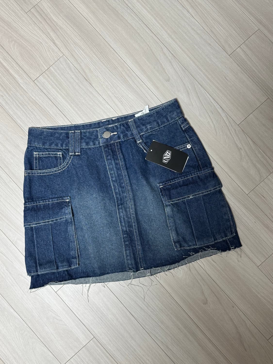 에잇세컨즈 빈티지 데님 스커트 상품이미지5