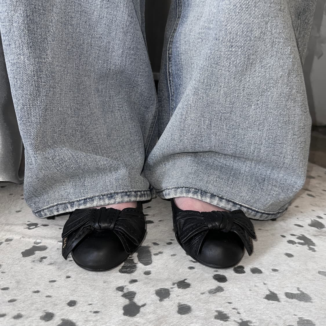 00s 프라다 스포츠 가죽 리본 플랫 슈즈 상품이미지8