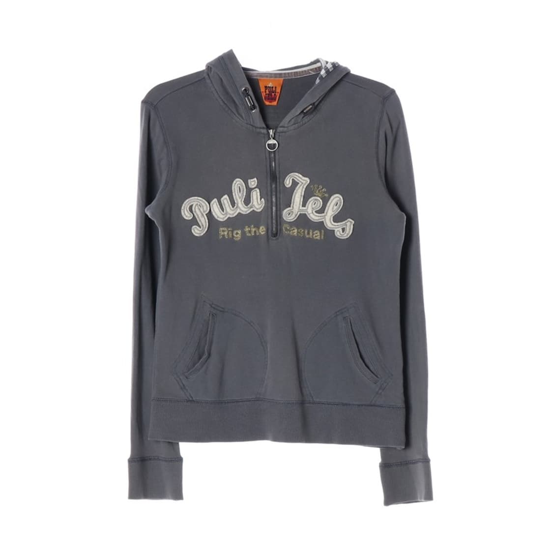 PULI JELS Y2K 반집업 후드티 M 상품이미지1