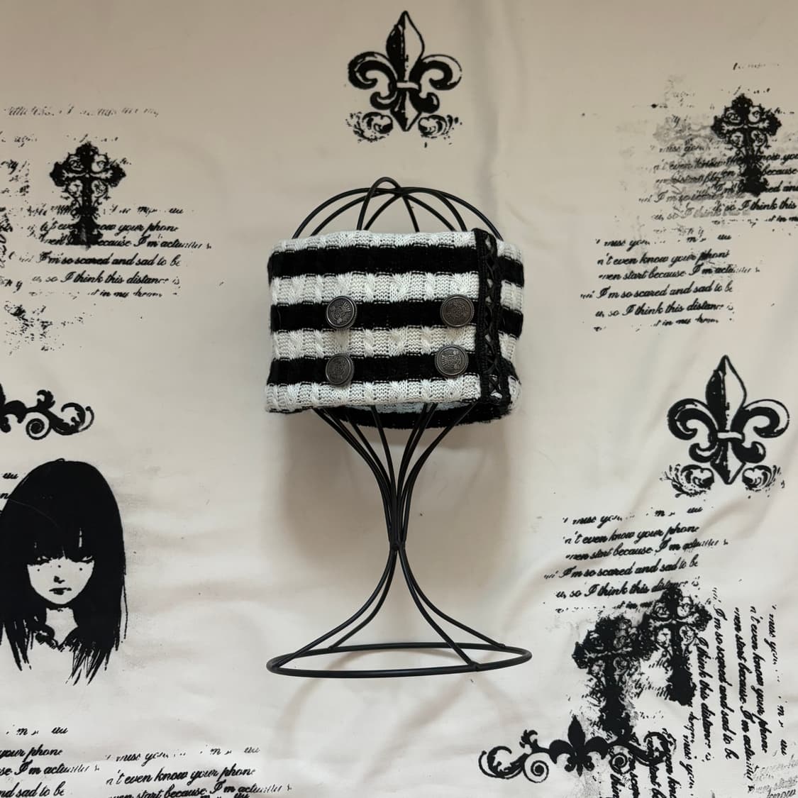 • Stripes Napoleon Burton hairband 상품이미지1