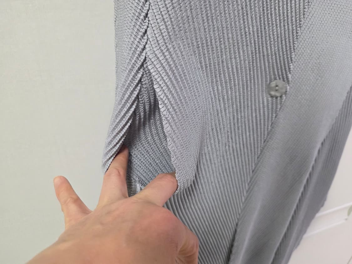 라비타준코 플리츠 롱베스트 F 그레이
 상품이미지7