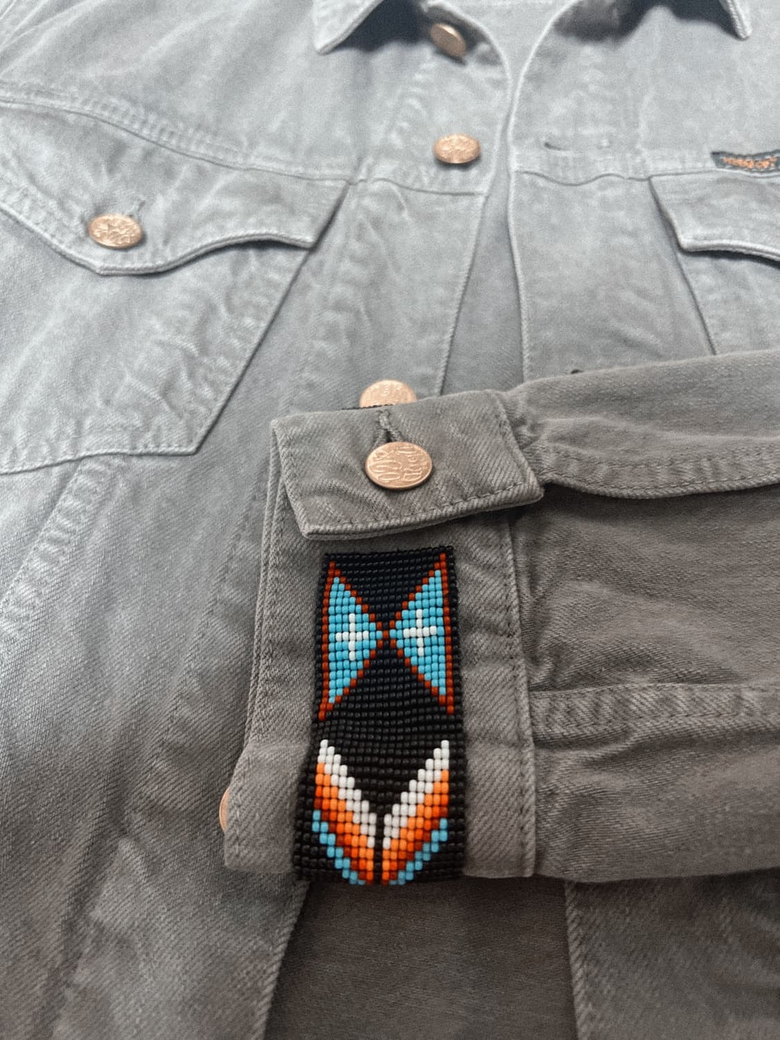 네이버후드 빈티지 나바호 데님 자켓 상품이미지2