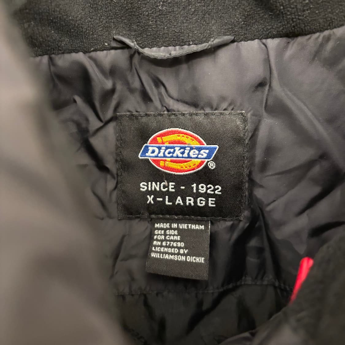 디키즈 블랙 스몰로고 패딩 상품이미지3