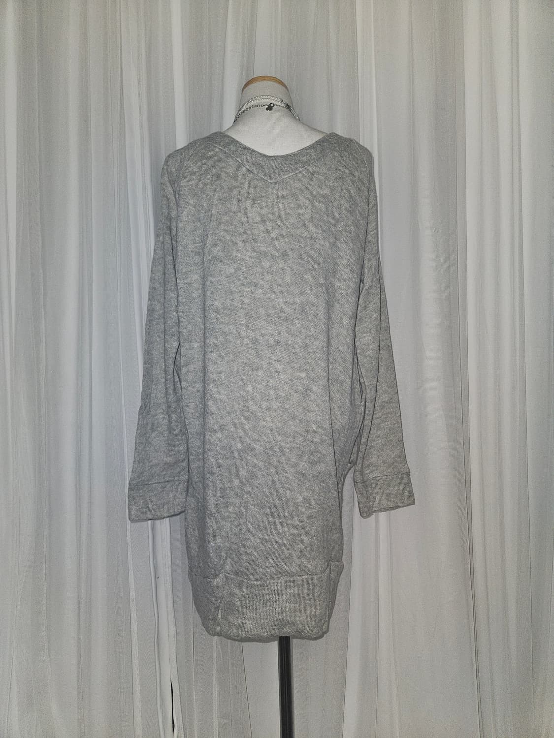 ryuryu 히메갸루 주얼리 스노우그레이 니트 상품이미지3