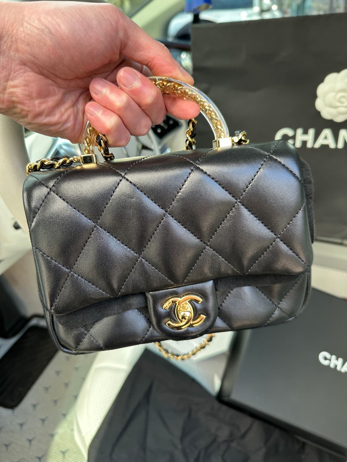 샤넬 뉴미니 탑핸들 24시즌백  상품이미지5