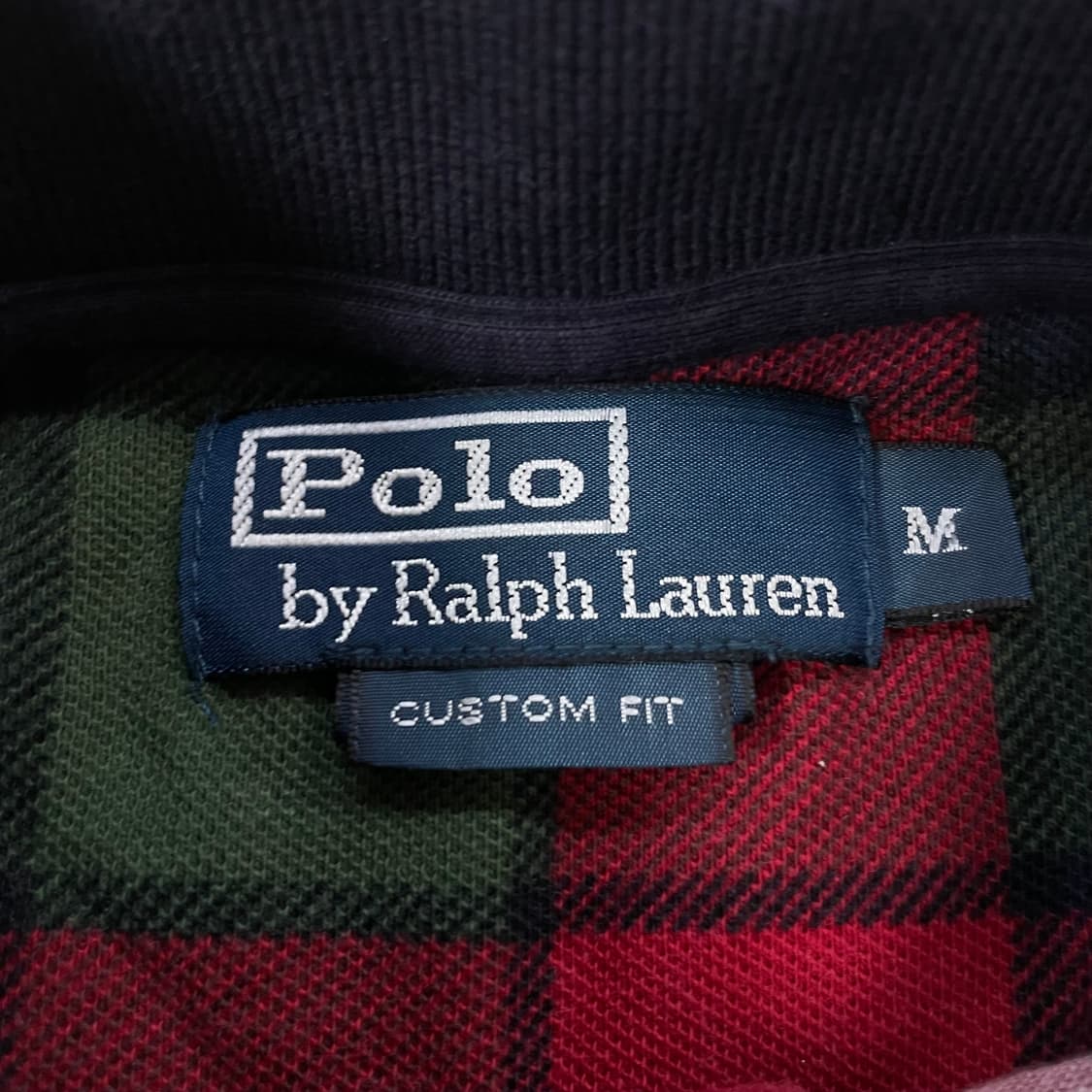 폴로 랄프로렌 빅 포니 타탄 체크 카라 티셔츠 상품이미지3