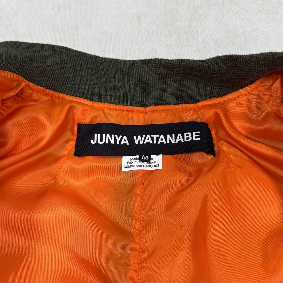 Nylon Corseted Khaki  Bomber Jacket 상품이미지4