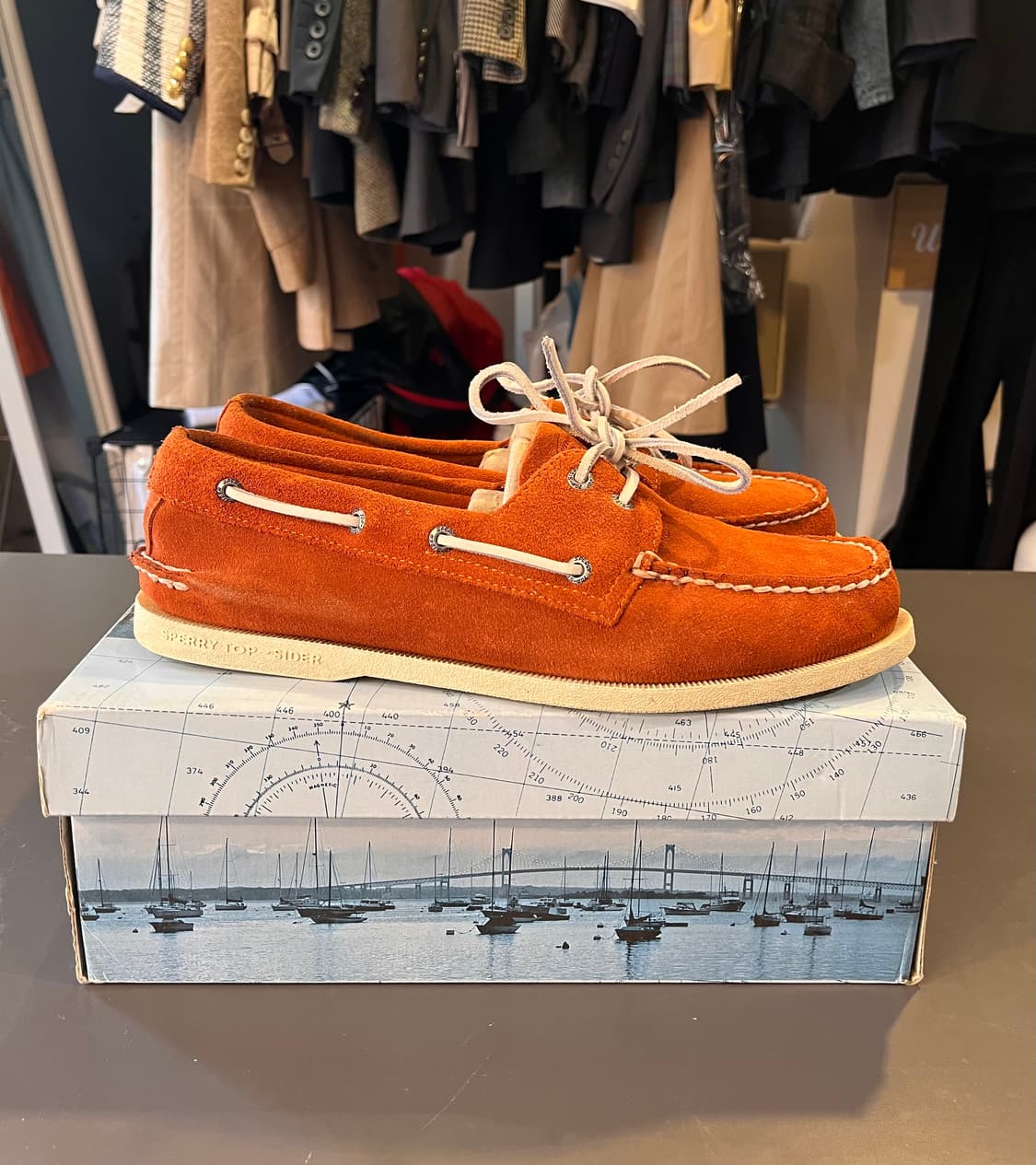 스페리 탑사이더 스웨이드 보트슈즈(280mm) 상품이미지4