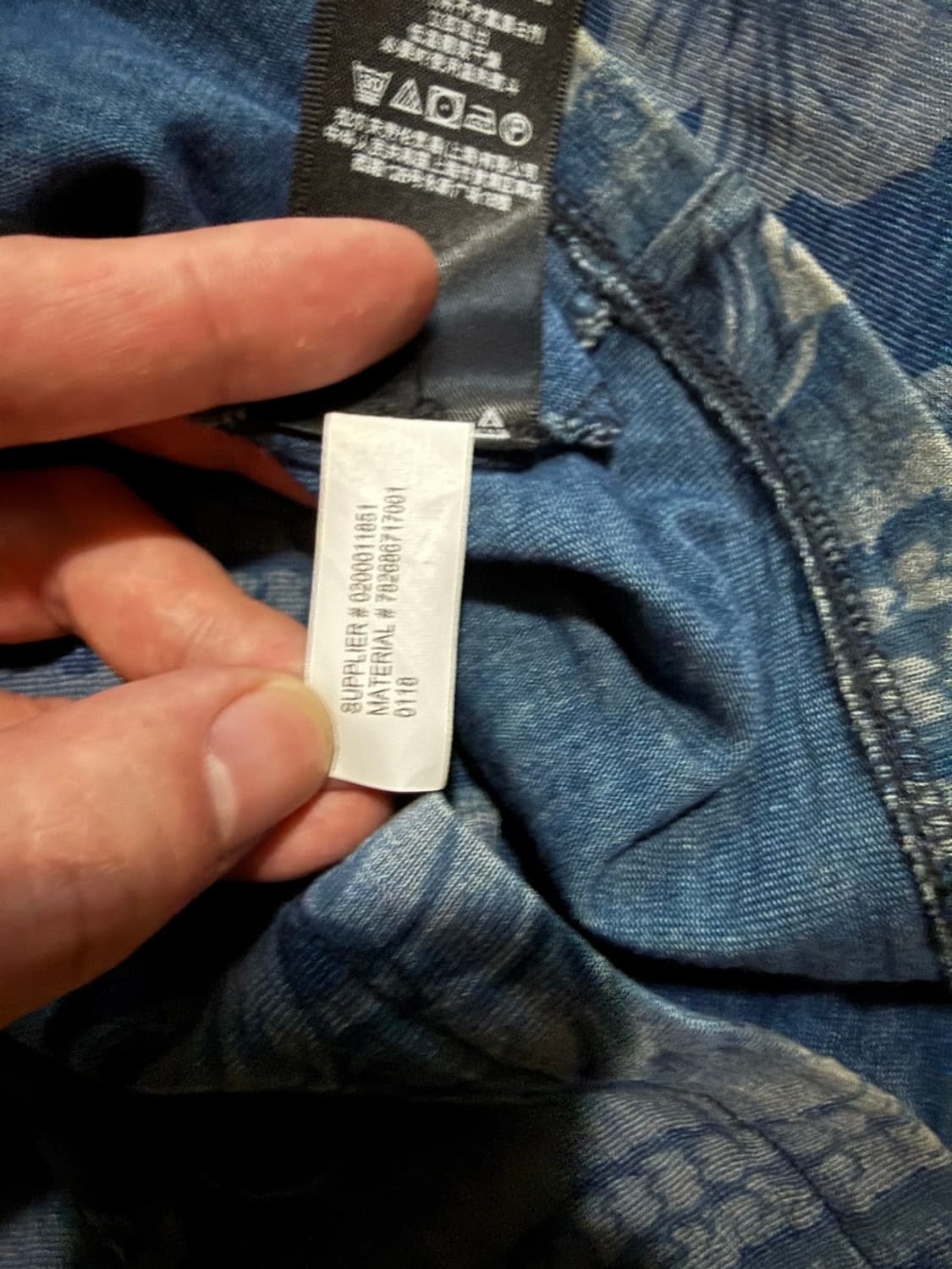 RRL 인디고 하와이안 셔츠 상품이미지5