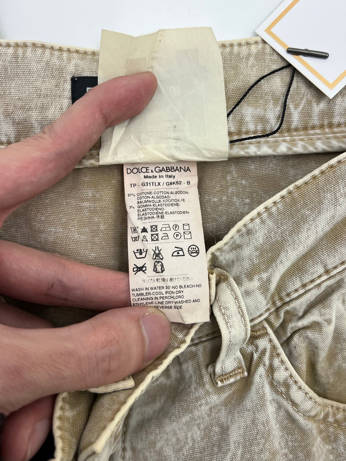 돌체 앤 가바나 워싱 데님 팬츠 상품이미지7