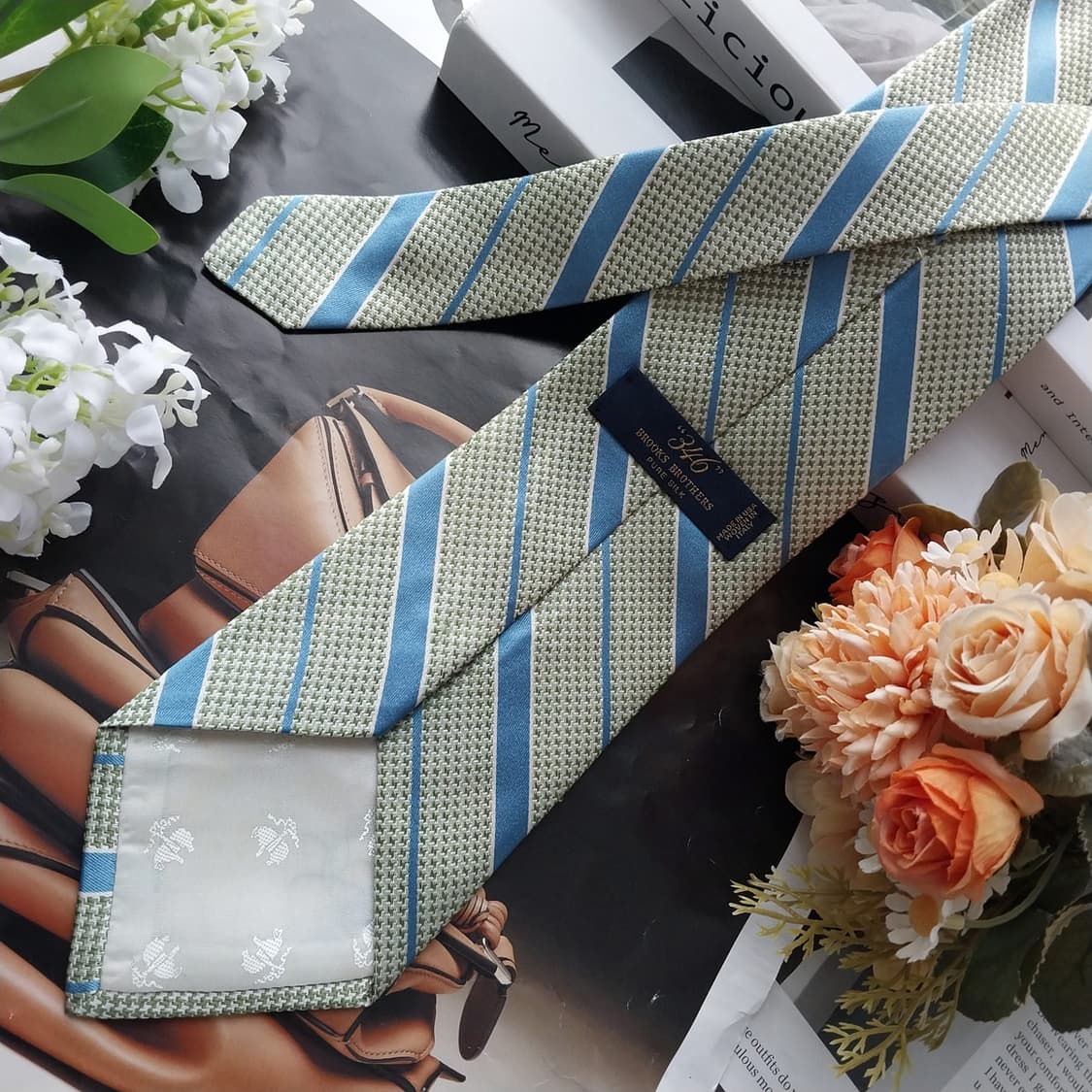 브룩스 브라더스 넥타이 민트 9.6cm A+~A등급 k2552
 상품이미지5