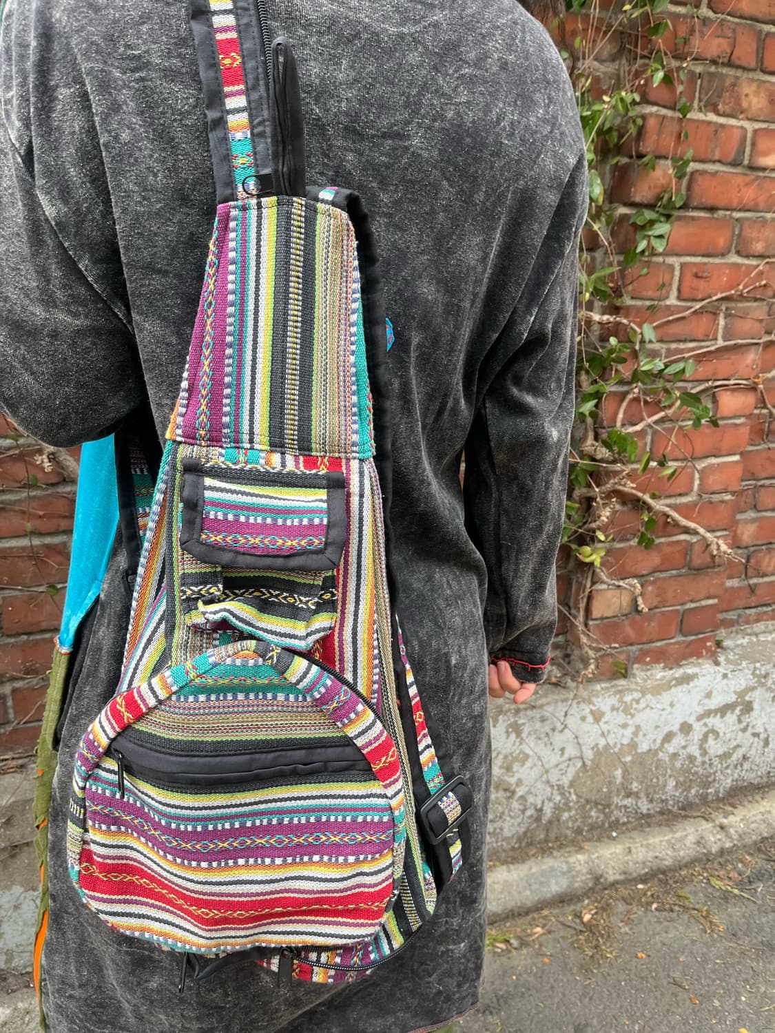 히피 자수패턴 백팩 상품이미지7