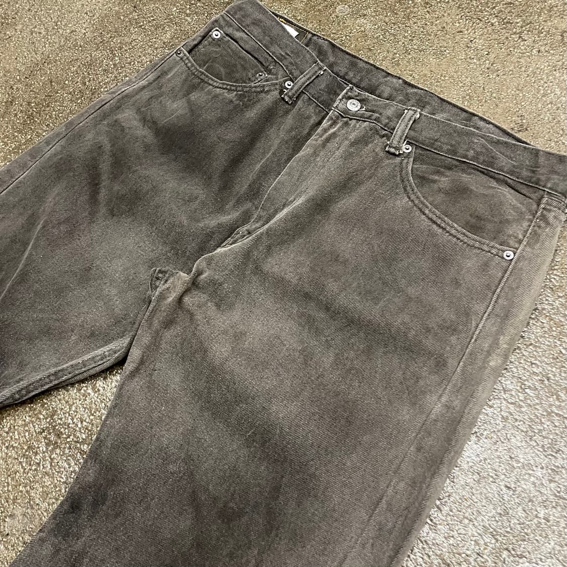 Levis505 블랙 더티 워싱진 (37”) 상품이미지6