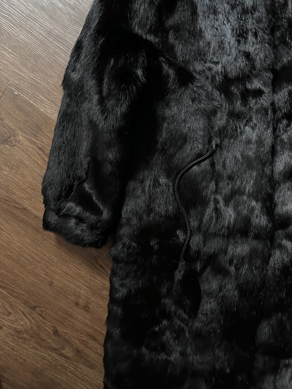 Rabbit Fur 맥시 퍼 코트 상품이미지10