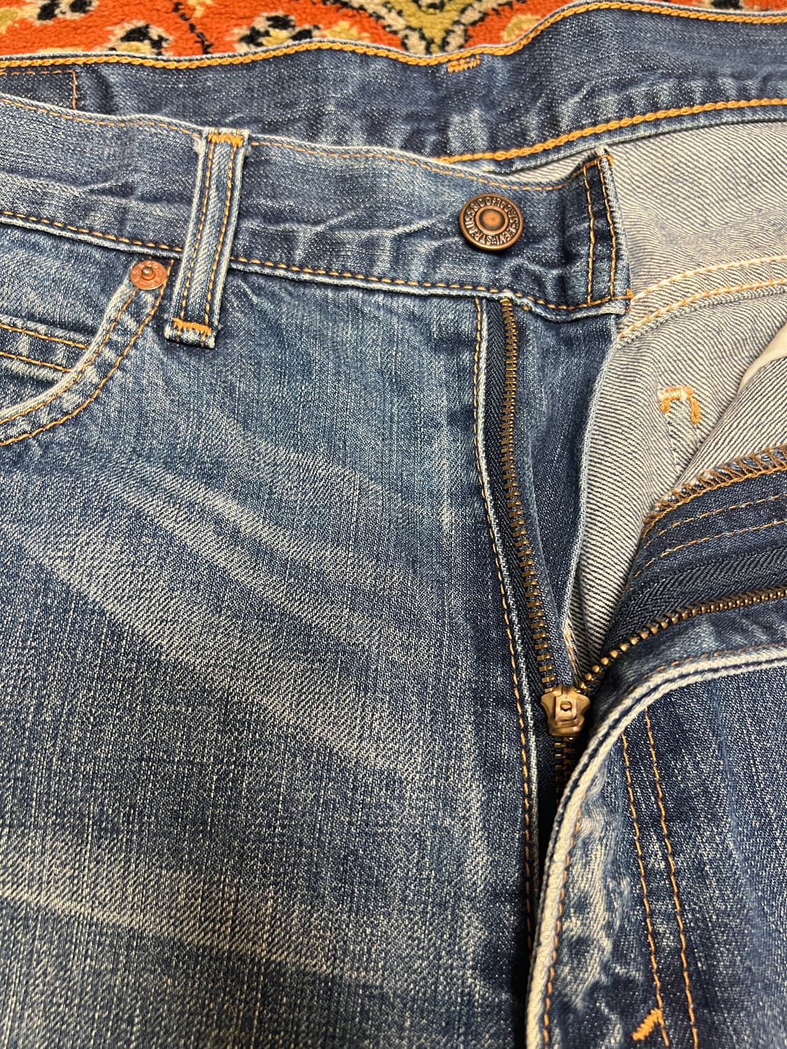 [34] 리바이스 오렌지탭 220 빈티지 데님 팬츠 34 상품이미지4