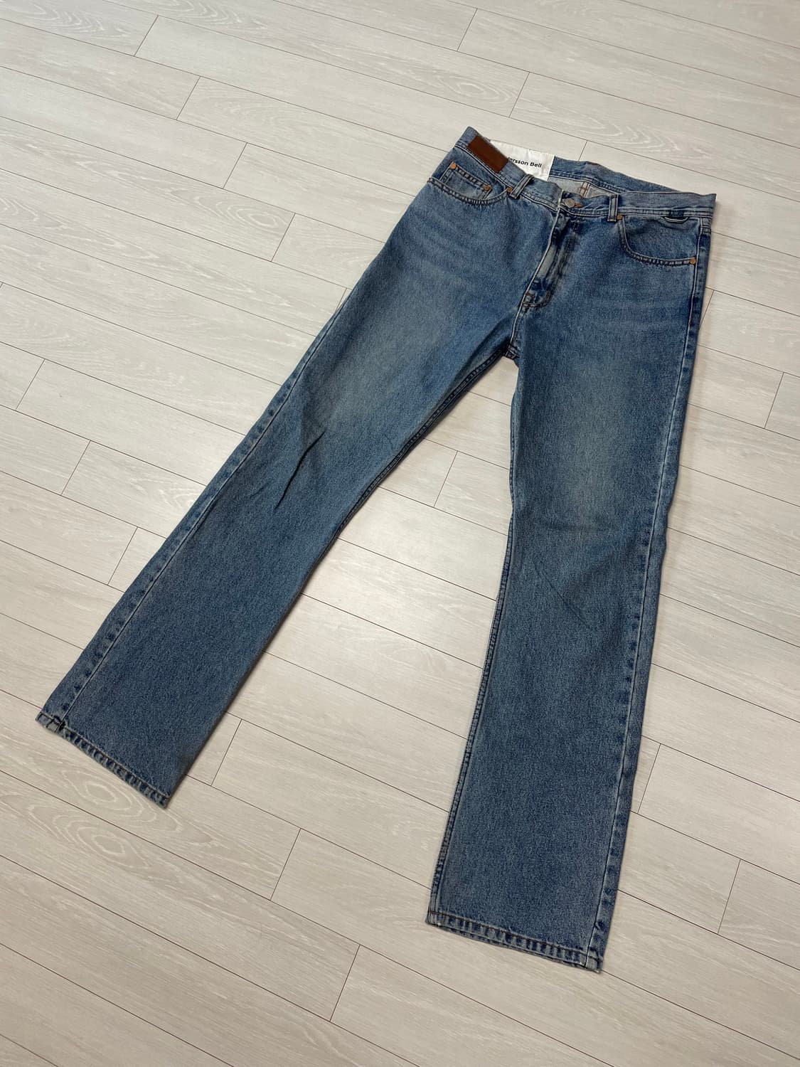 뉴 아메리카 스트레이트 진 apa413m(BLUE) 상품이미지1