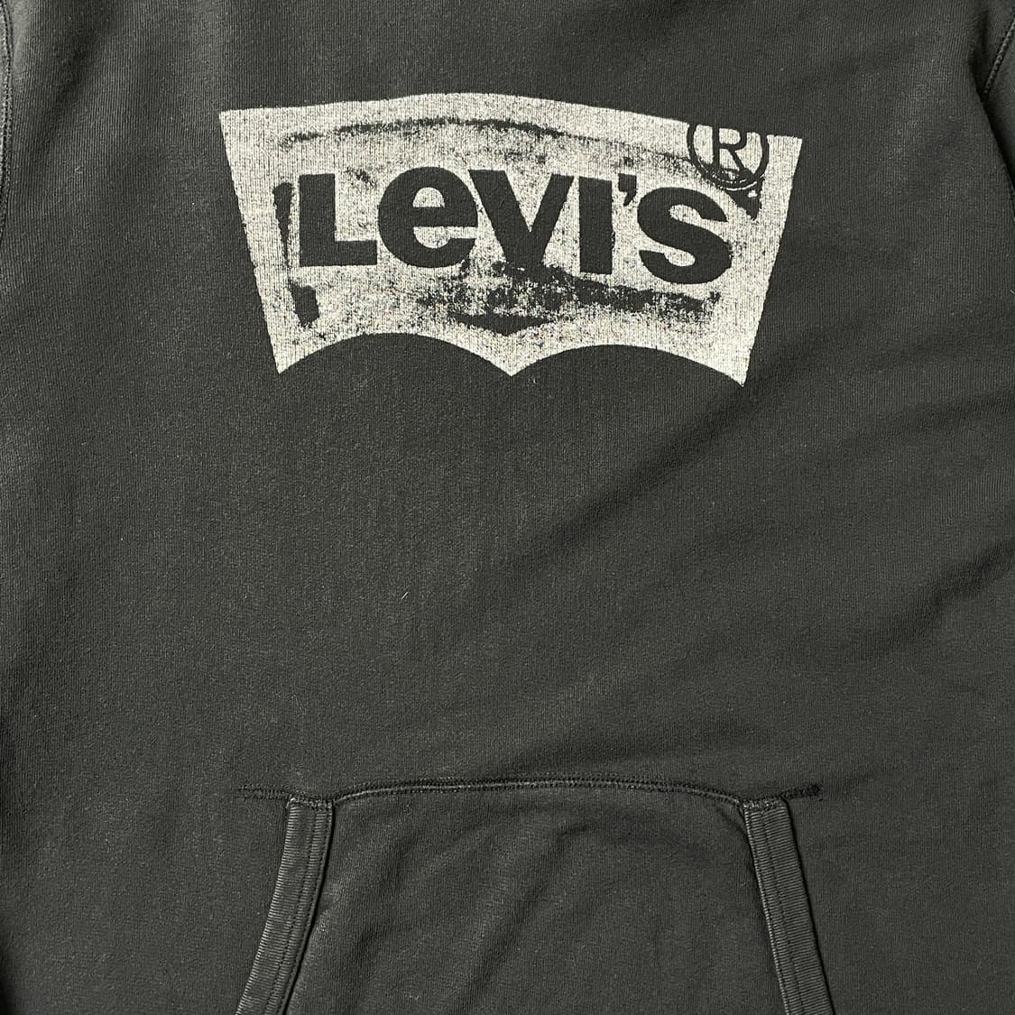 LEVI'S 리바이스 빈티지 블랙 롱슬리브 후드티 A00458 상품이미지3