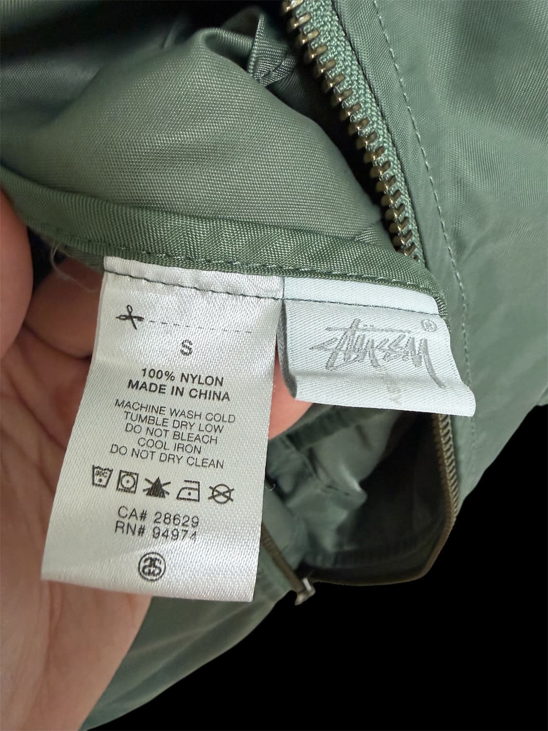 스투시 경량 MA-1 S 상품이미지4