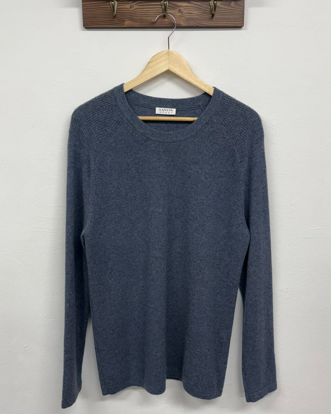 [105] 랑방 한섬 100% 캐시미어 니트 스웨터 상품이미지1