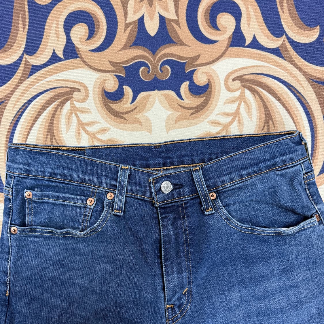 (32)리바이스Levis502 워싱 데님팬츠 상품이미지4