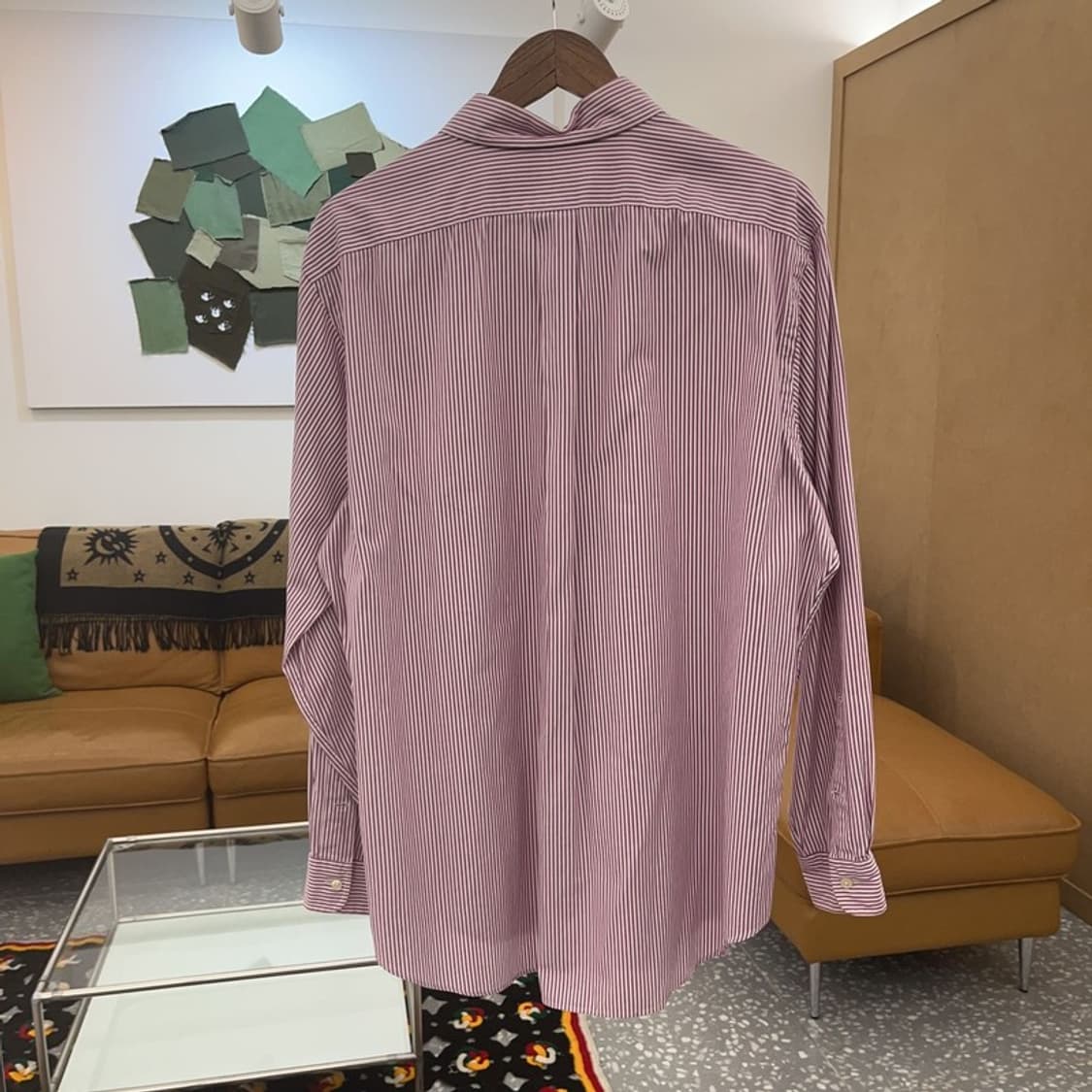 폴로 랄프로렌 레트로 스트라이프 핑크 셔츠 110 C06946 상품이미지4